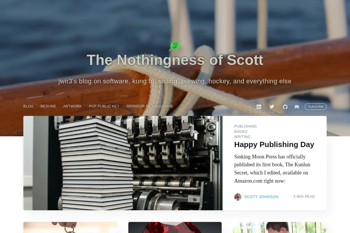 The Nothingness of Scott