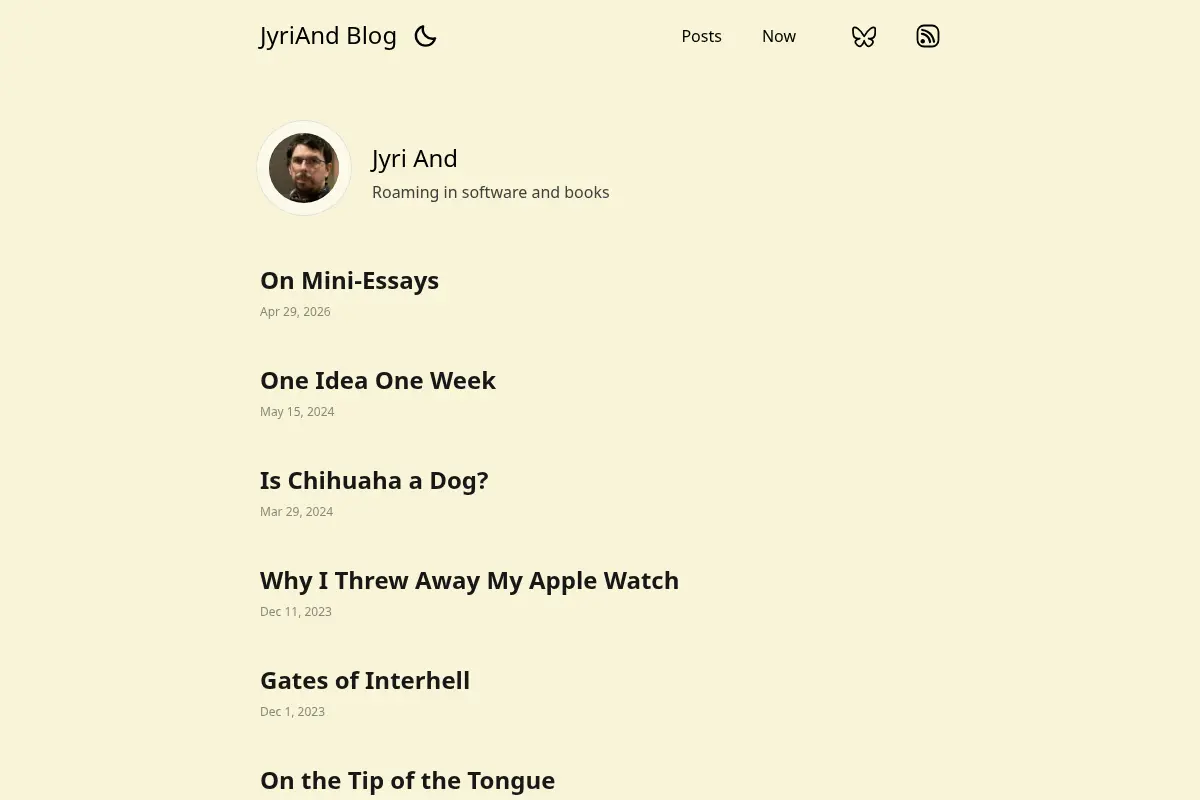 JyriAnd Blog