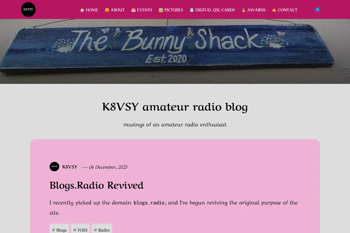 K8VSY blog