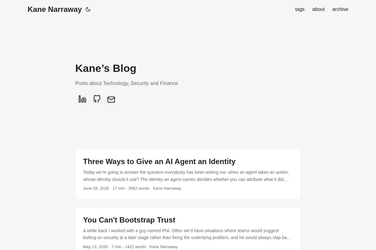 Kane Narraway