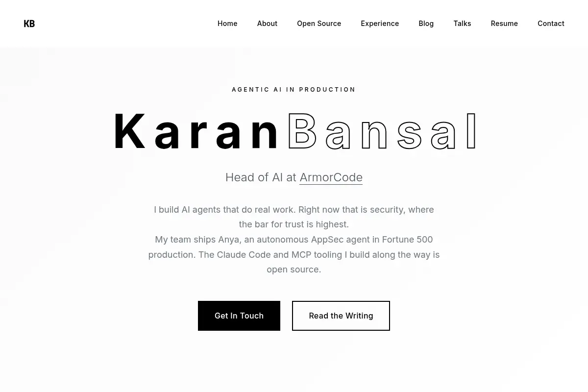 Karan Bansal - Agentic AI in Production
