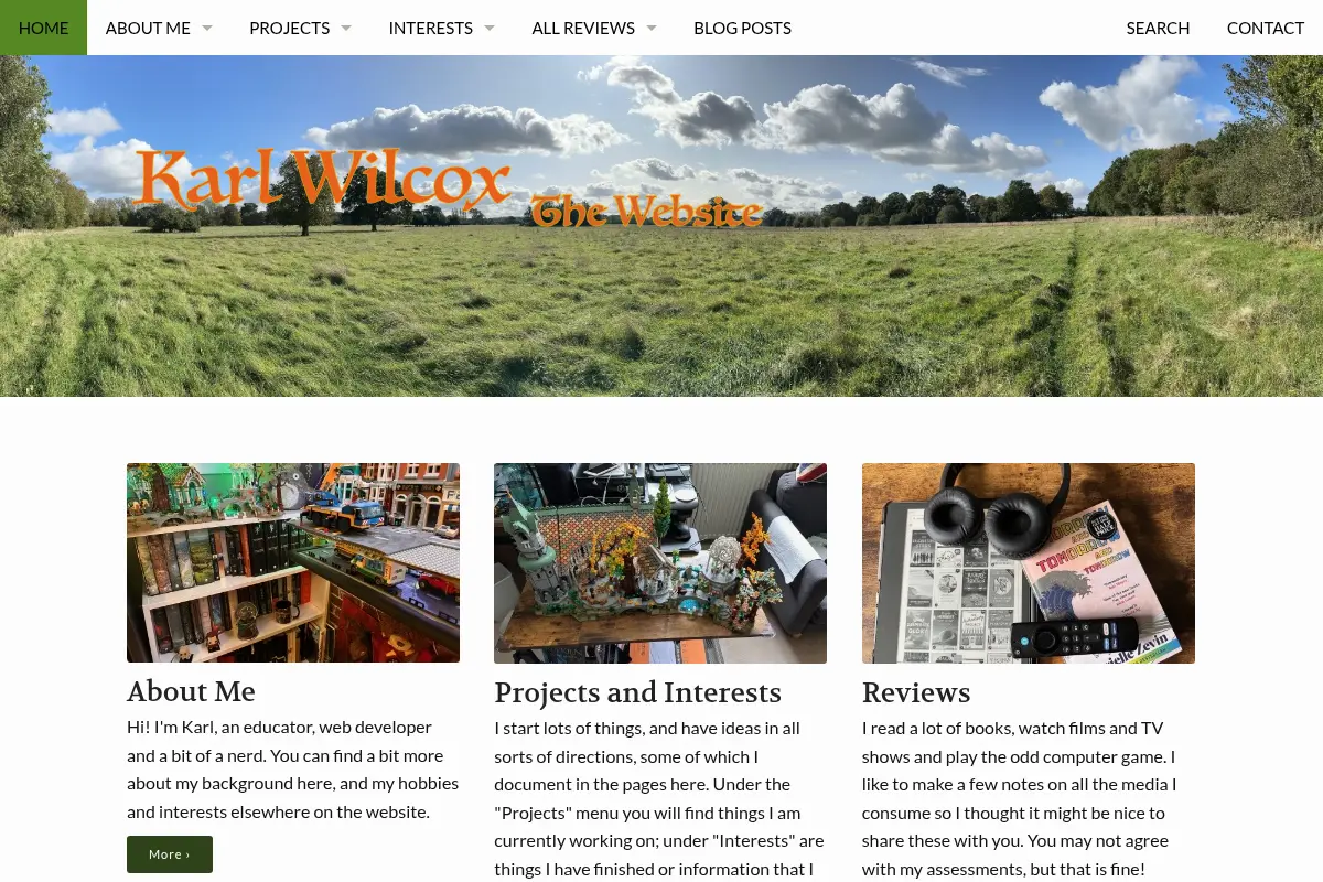 The Website of Karl Wilcox