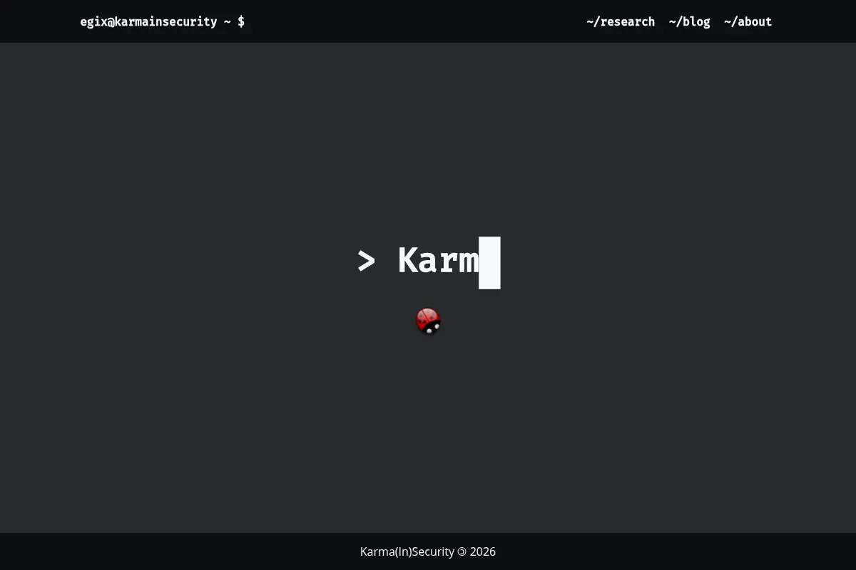 Karma(In)Security