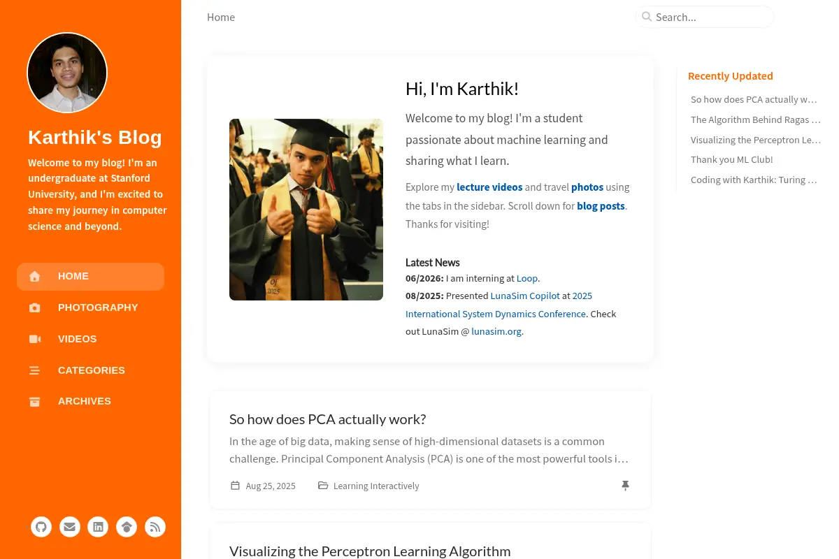 Karthik's Blog