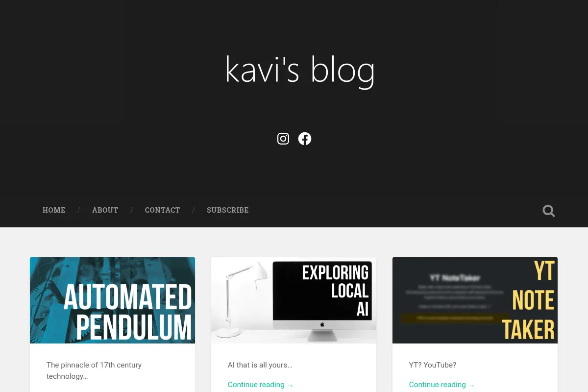 kavi's blog