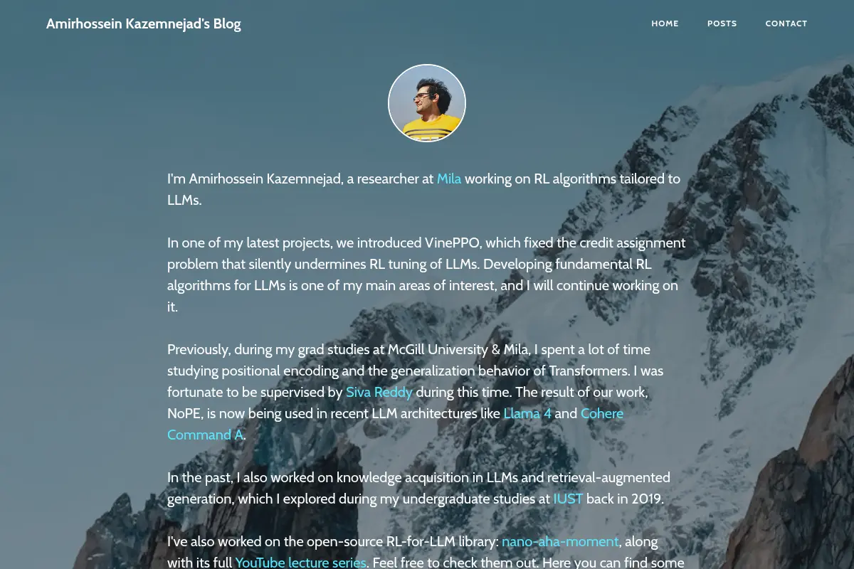 Amirhossein Kazemnejad's Blog