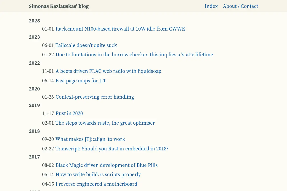 Simonas Kazlauskas' blog