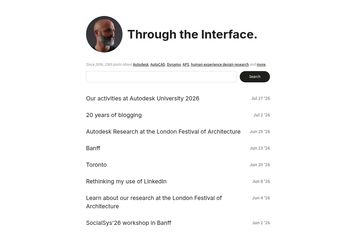 Through the Interface