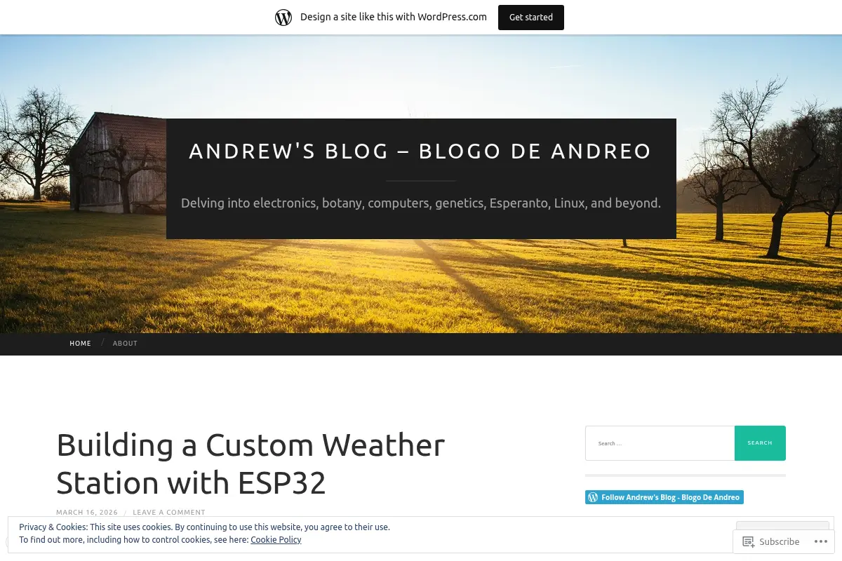Andrew's Blog – Blogo De Andreo
