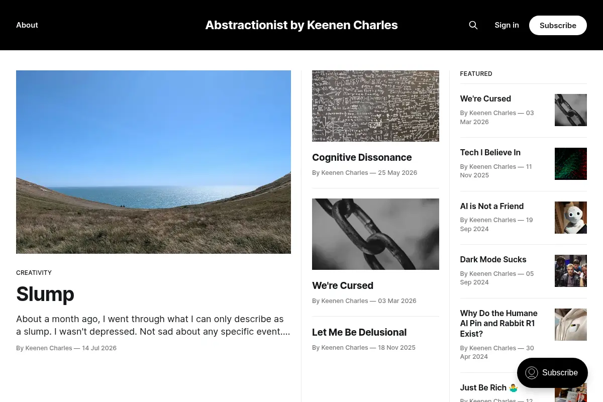 Abstractionist by Keenen Charles