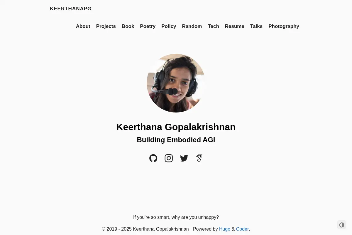 Keerthana Gopalakrishnan
