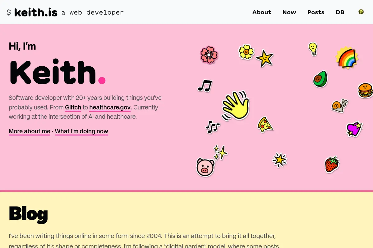 keith is a web developer
