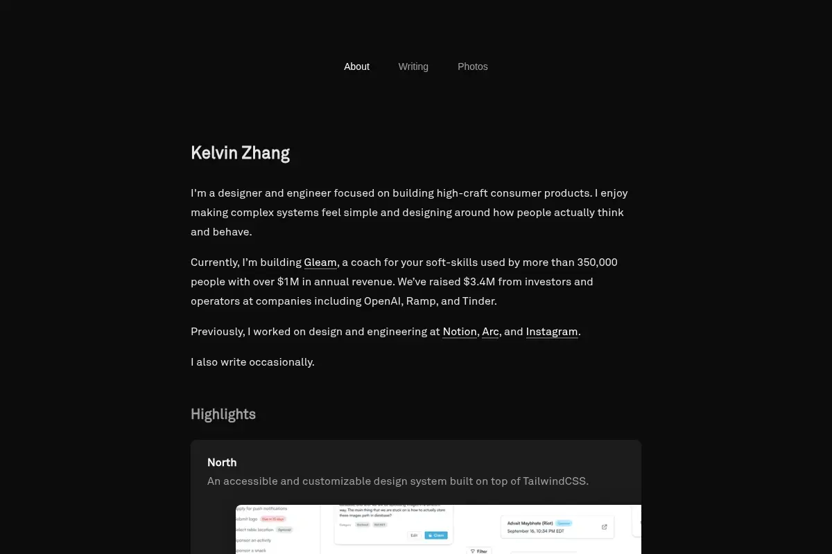 Kelvin Zhang - Designer & Engineer