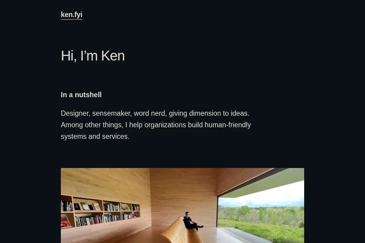 Ken Zinser's website
