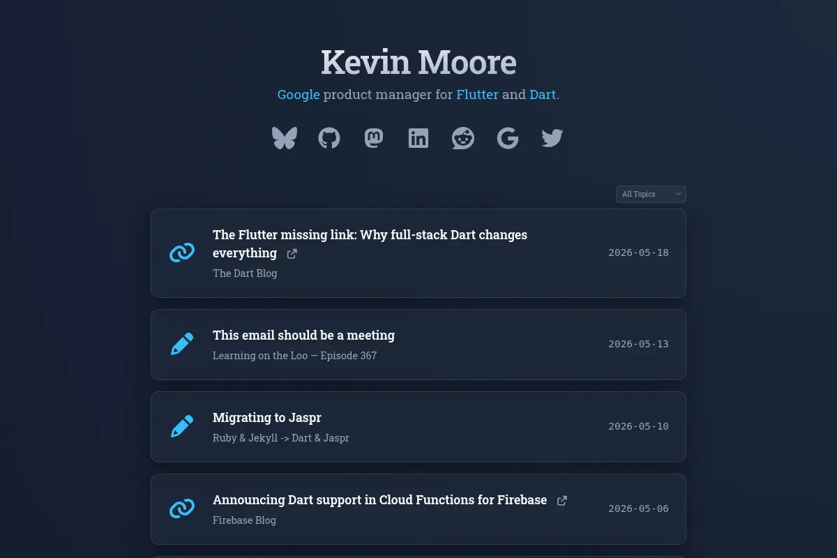 kevmoo @ Work
