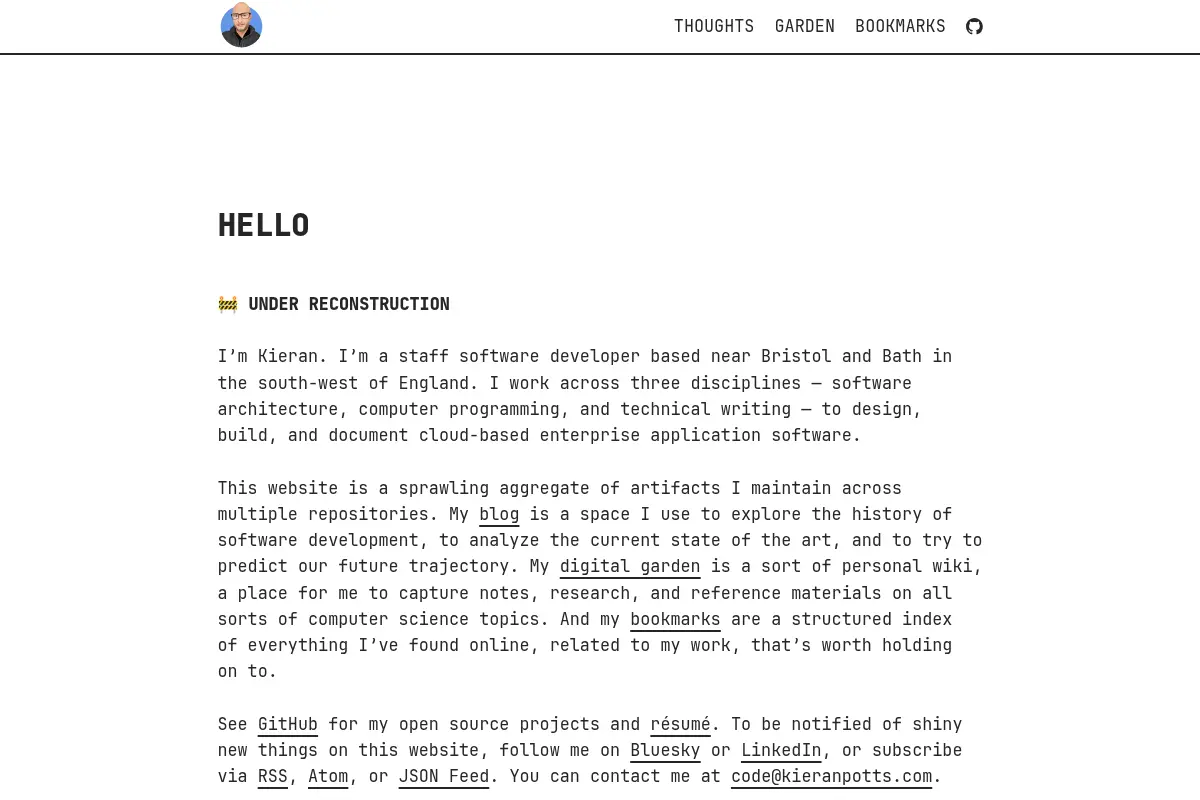Hello :: Kieran Potts