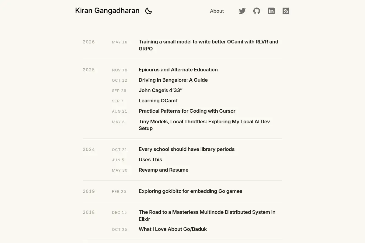 Kiran Gangadharan