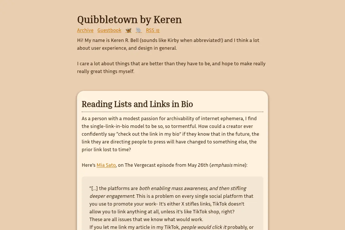 Quibbletown by Keren