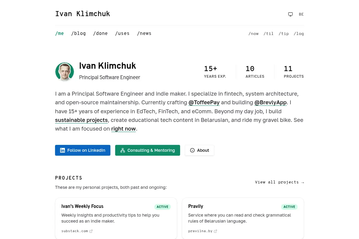 Home – Ivan Klimchuk