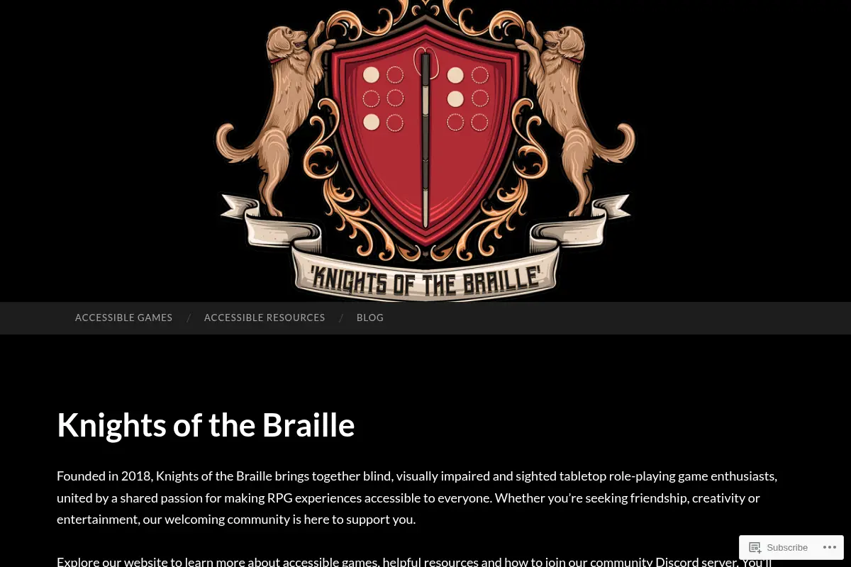 Knights of the Braille
