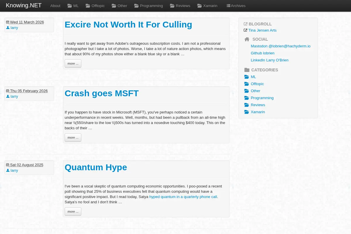 Knowing.NET