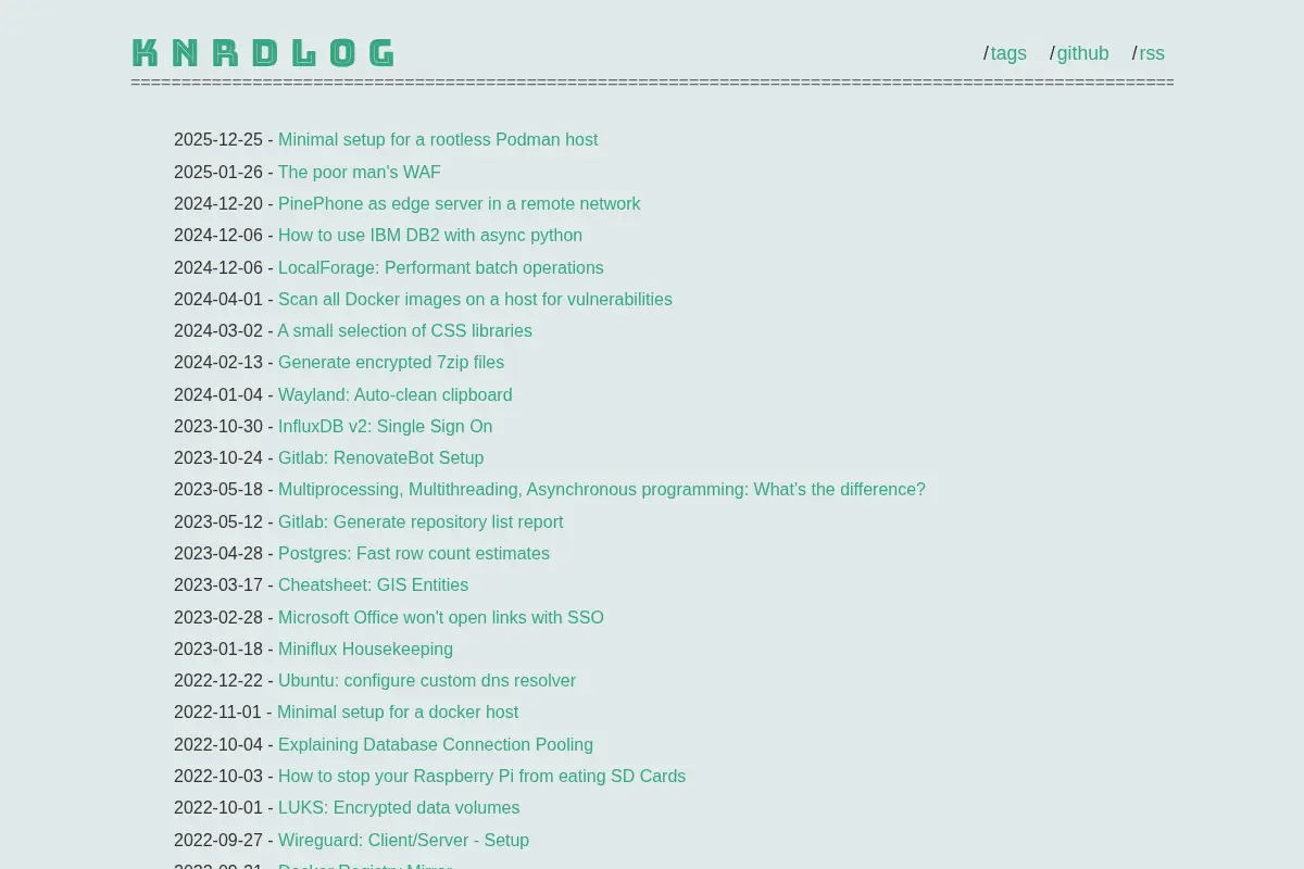knrdlog