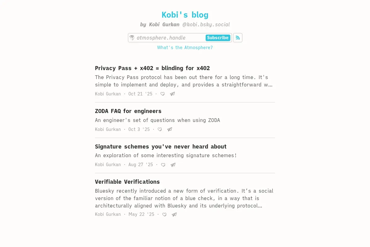 Kobi's blog