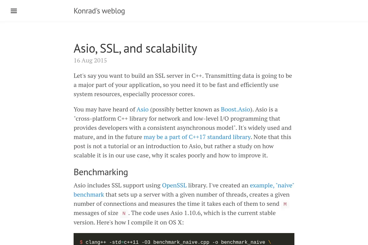 Konrad's weblog