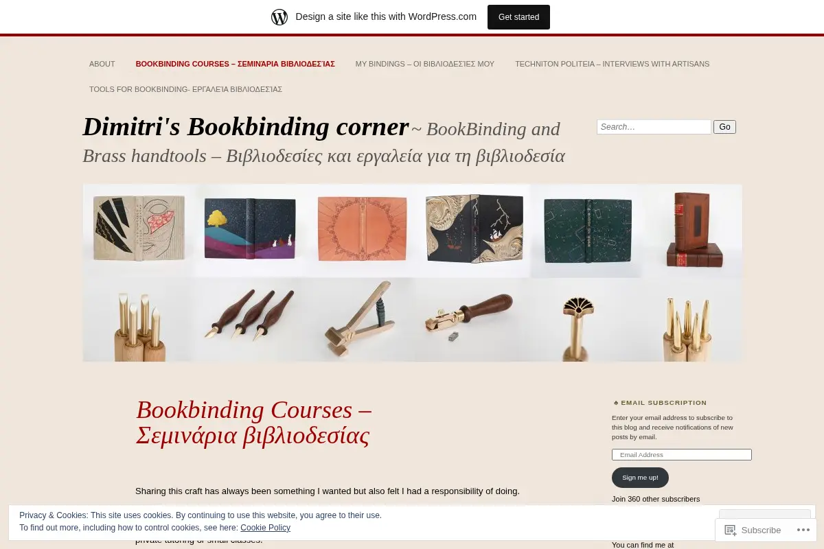 Dimitri's Bookbinding Corner