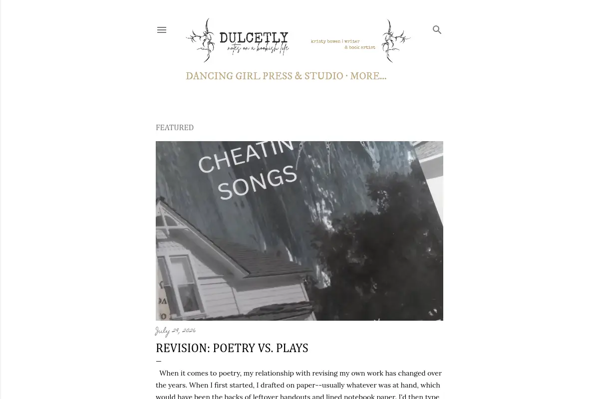kristy bowen | writer & book artist