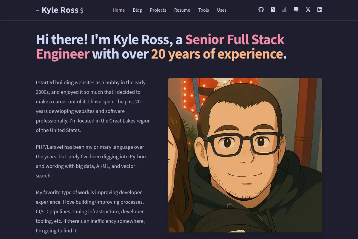 Kyle Ross - Senior Full Stack Engineer