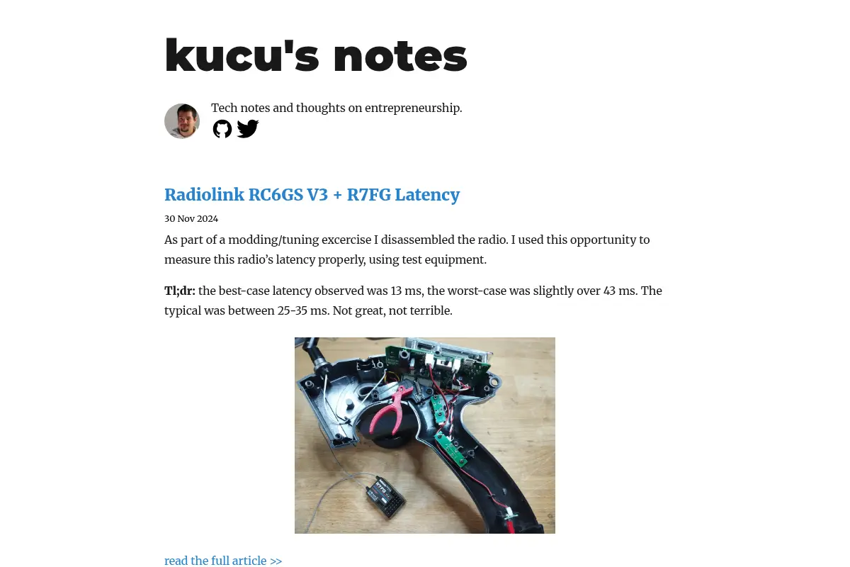 kucu's notes