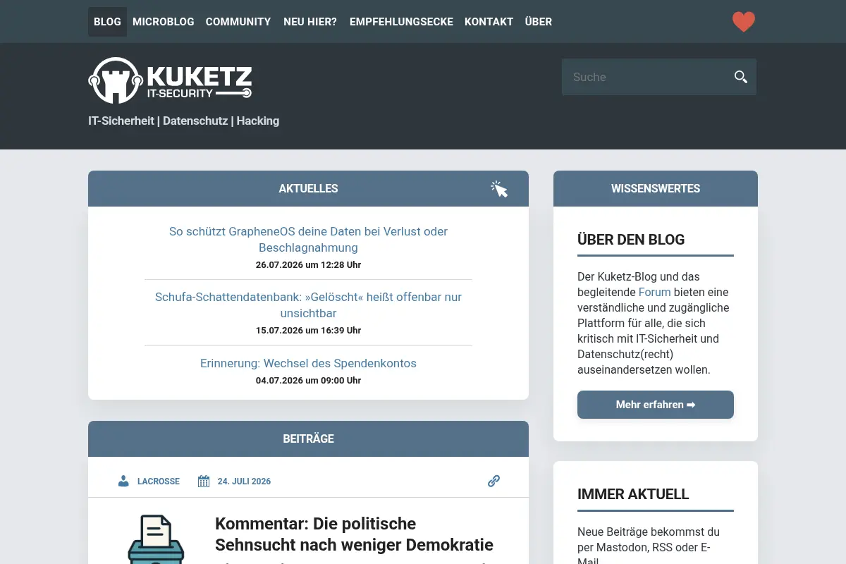 Kuketz IT-Security Blog