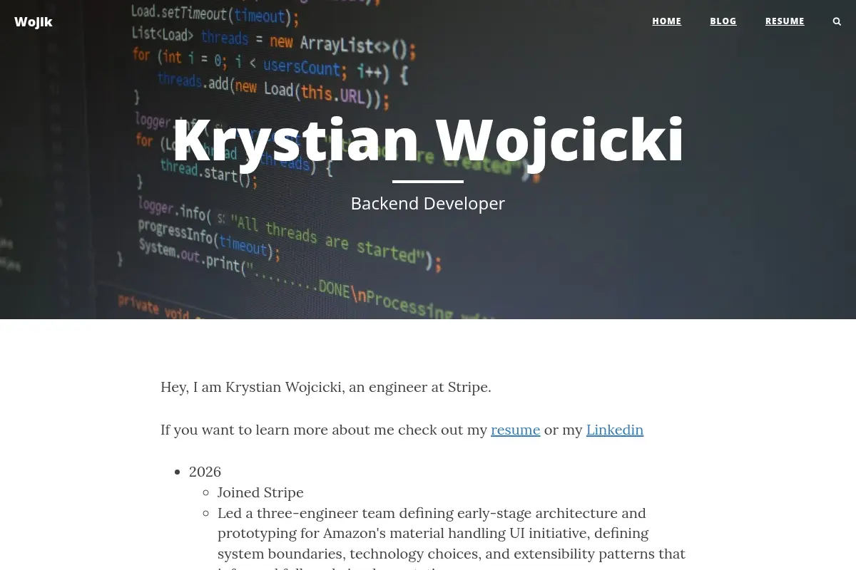 Krystian Wojcicki - Wojik