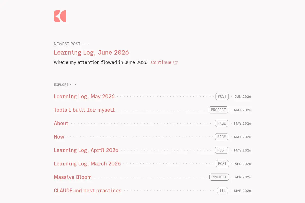 Kyle Johnston's creative journal