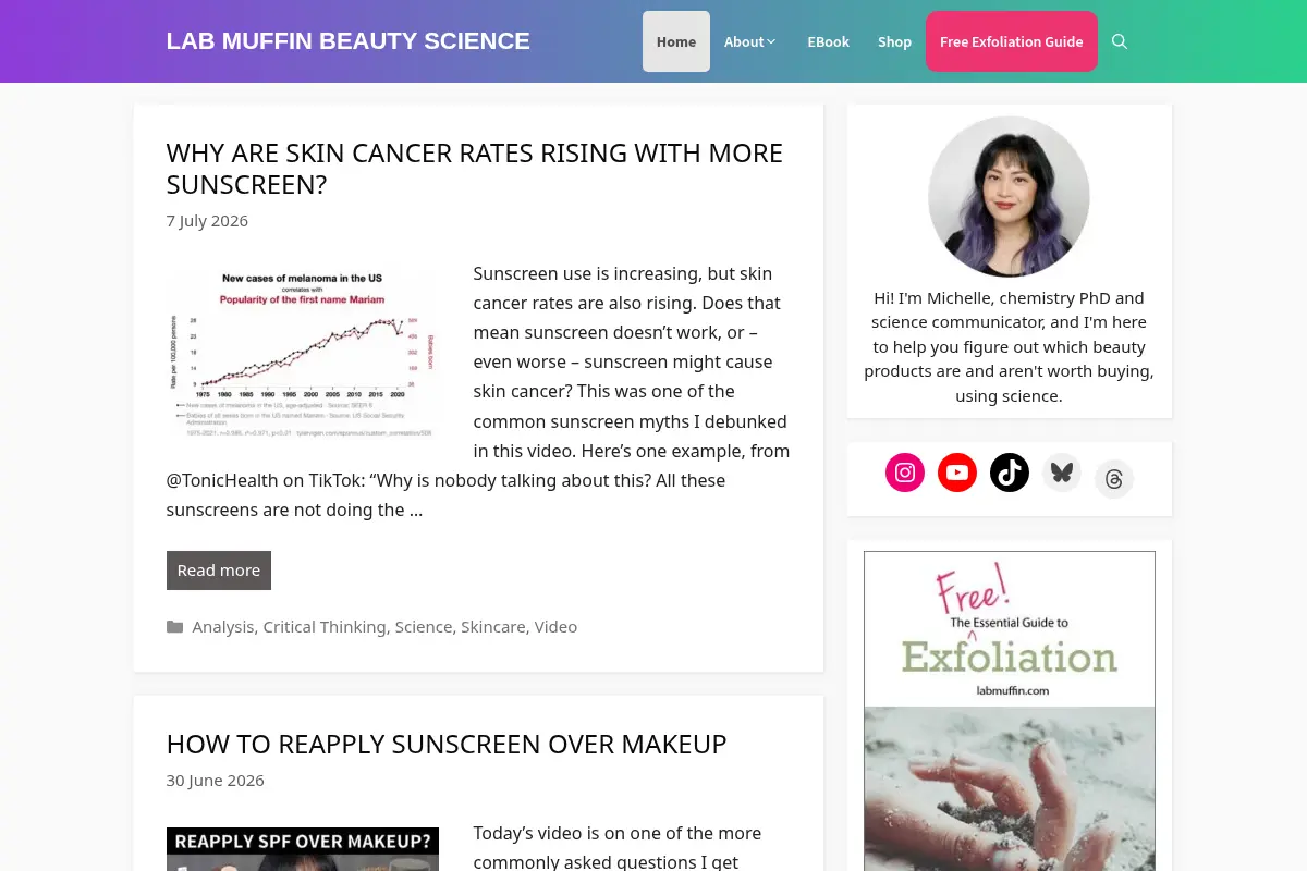 Lab Muffin Beauty Science