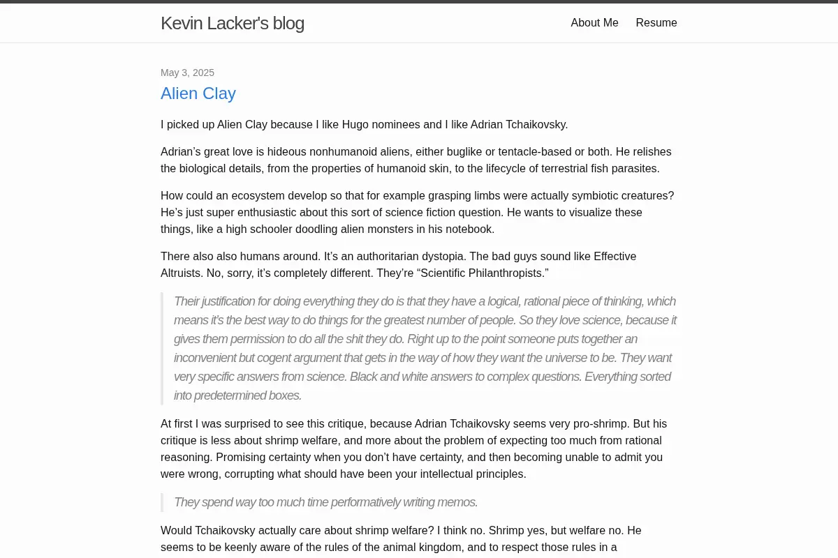 Kevin Lacker's blog