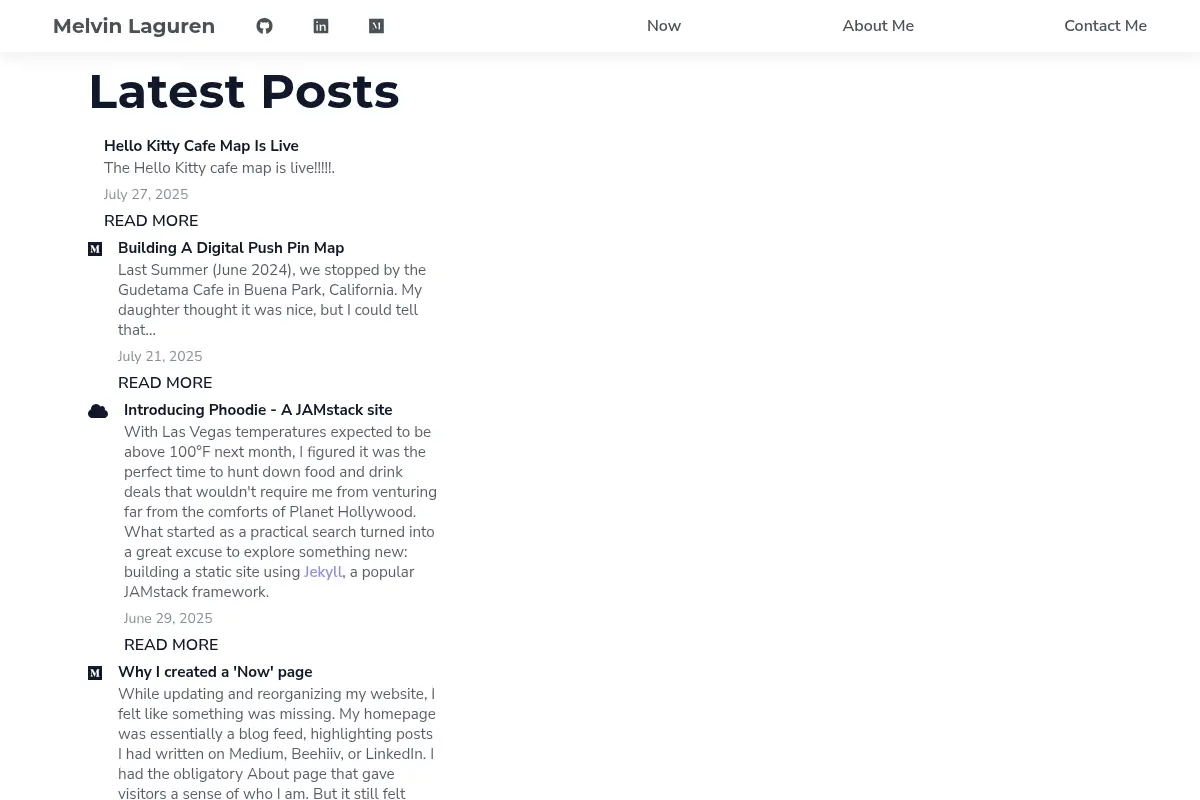 Melvin Laguren's Personal Blog