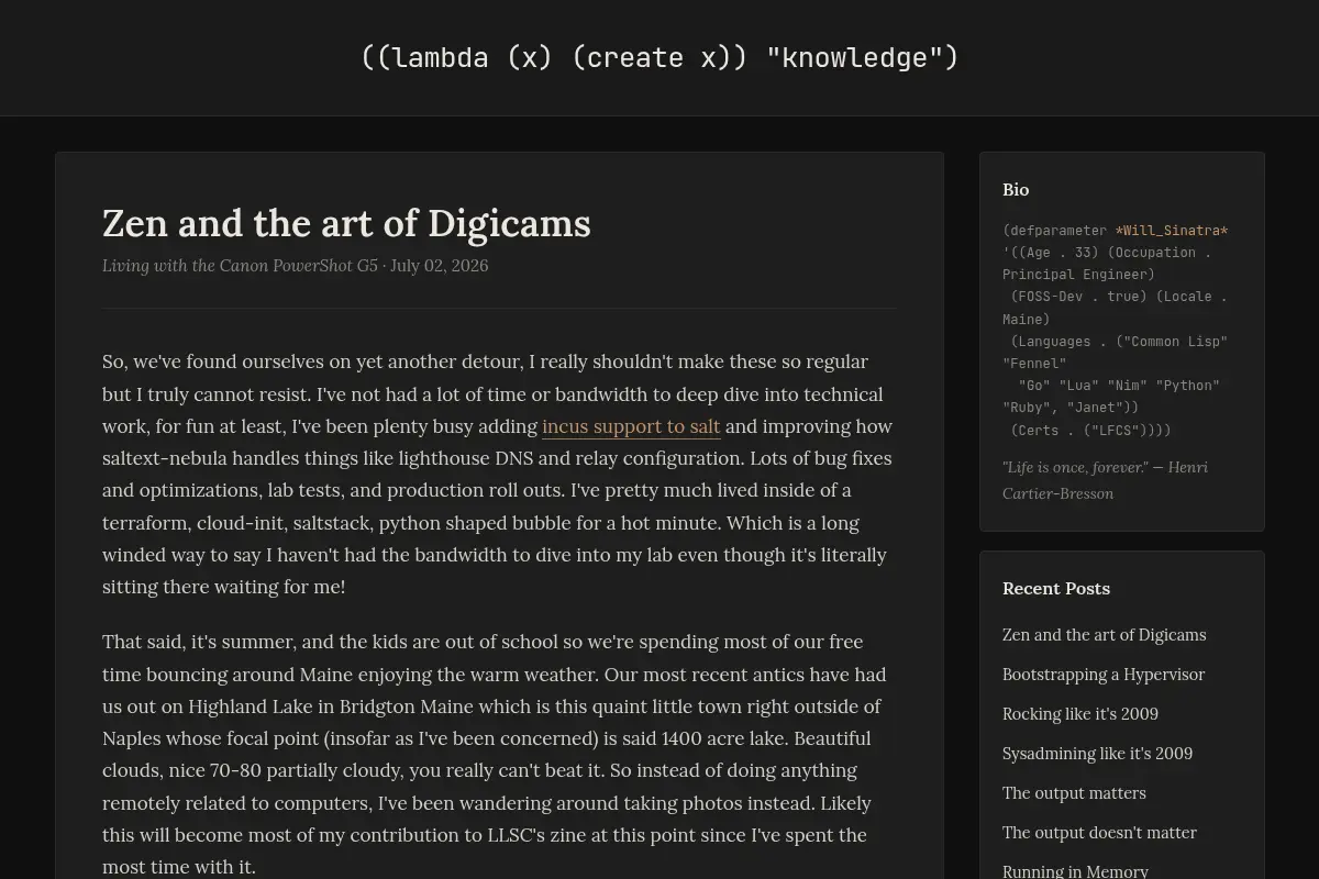Zen and the art of Digicams