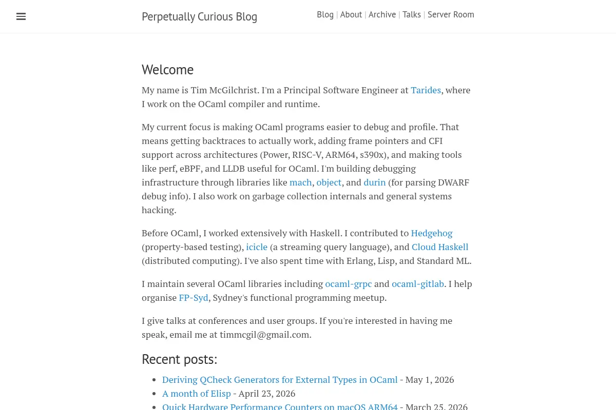 Perpetually Curious Blog