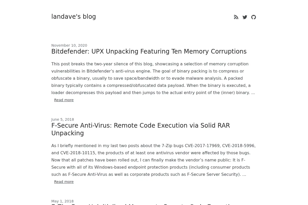 landave's blog