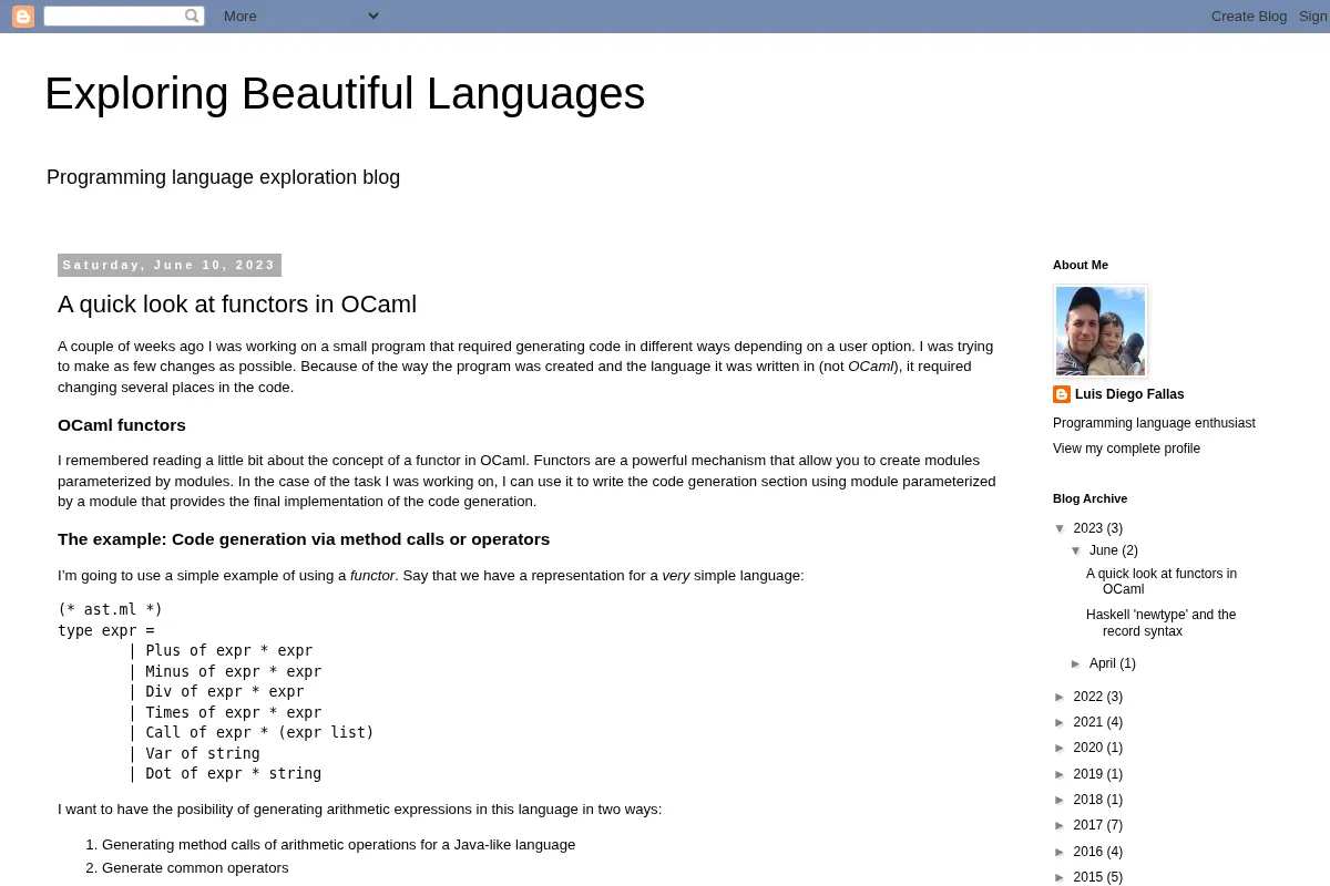 Exploring Beautiful Languages