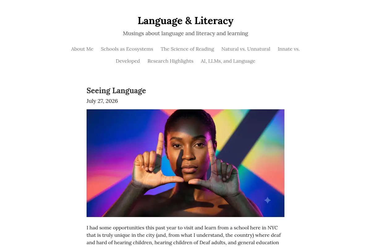 Language & Literacy