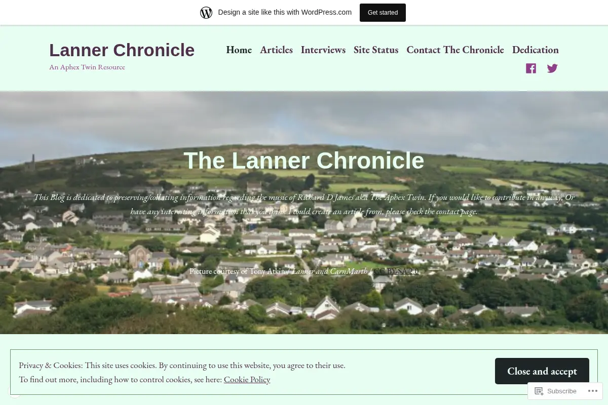 Lanner Chronicle – An Aphex Twin Resource