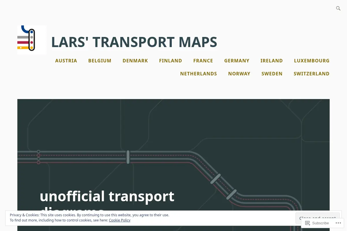 lars' transport maps – unofficial transport diagrams