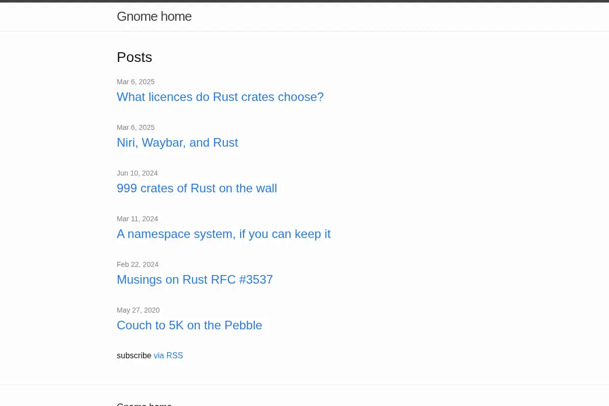 Gnome home