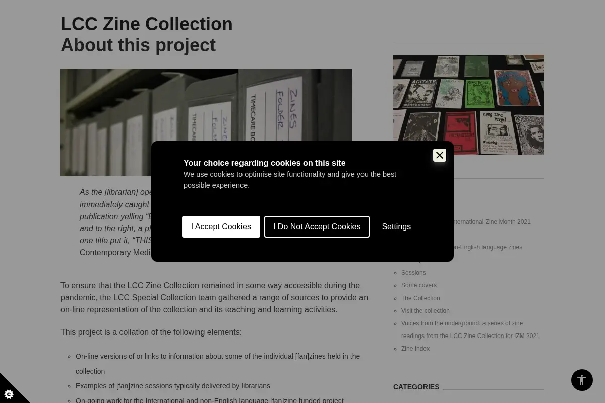 LCC Zine Collection