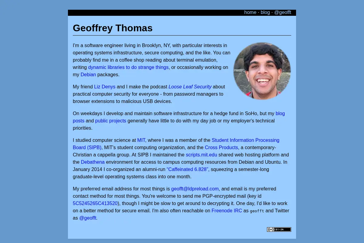 Geoffrey Thomas (geofft)