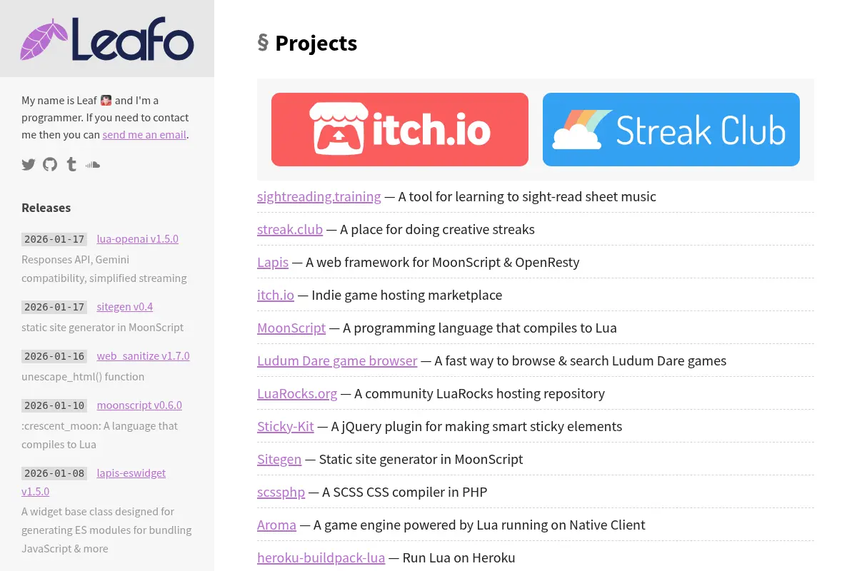 leafo.net