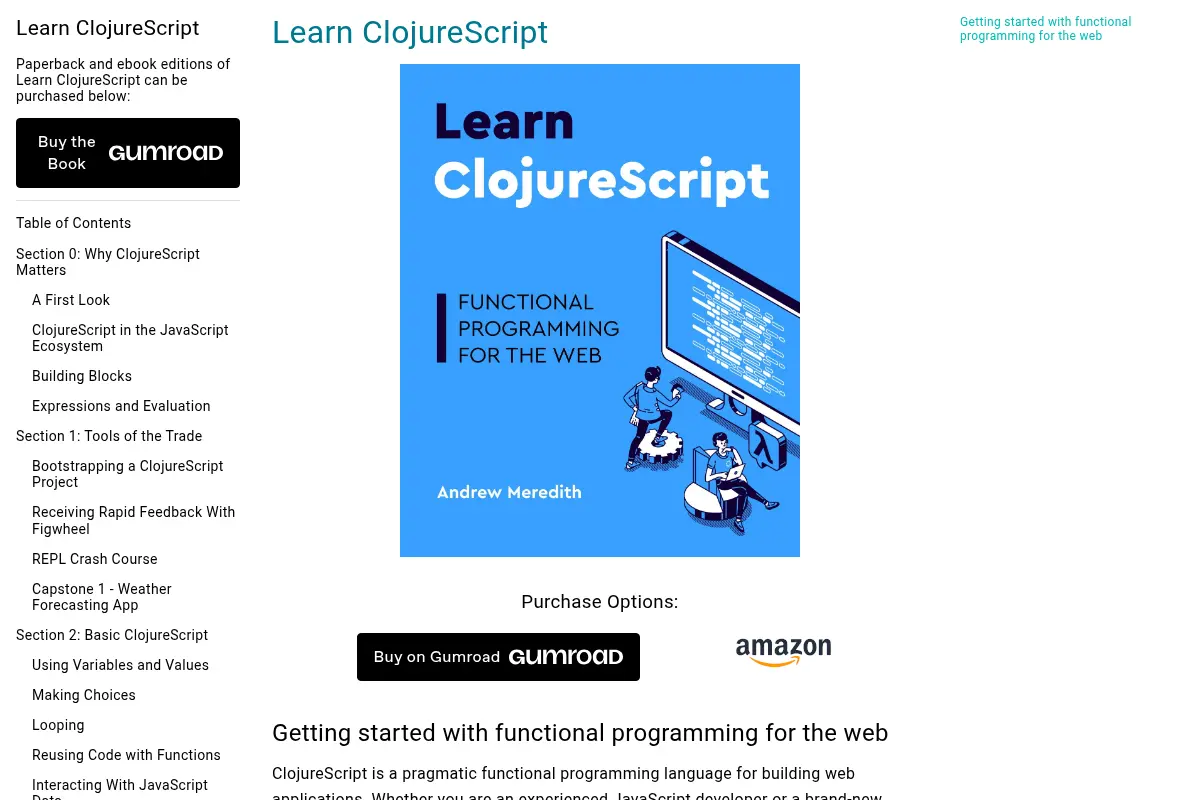 Learn ClojureScript